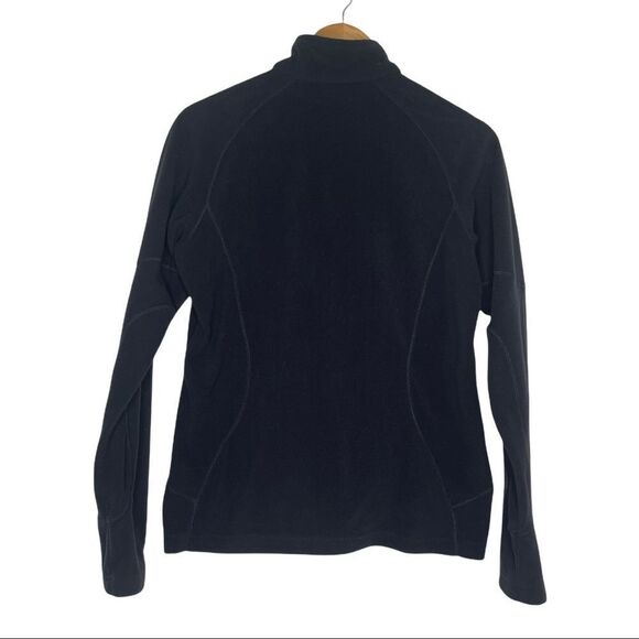 Spyder Women’s Pull Over Top Black Mock Neck Fleece Size 12 - Picture 2 of 10
